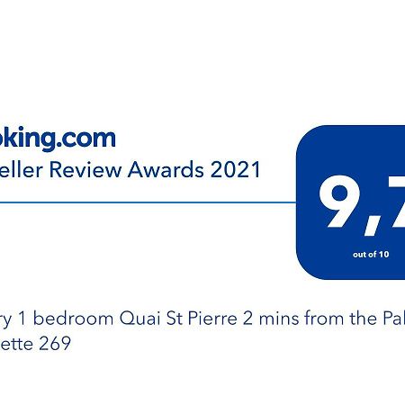 Luxury 1 Bedroom Quai St Pierre 2 Mins From The Palais & Croisette 269 Cannes Bagian luar foto